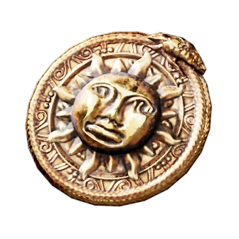 Rusty Pirate Copper Coin